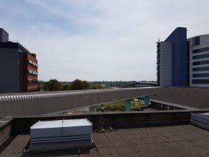 Air handling unit replacement project at a Birmingham hospital carried out by IGS Electrical.