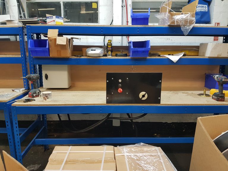 Bespoke production machine designed to automate drainage bung assembly for high-volume manufacturing.