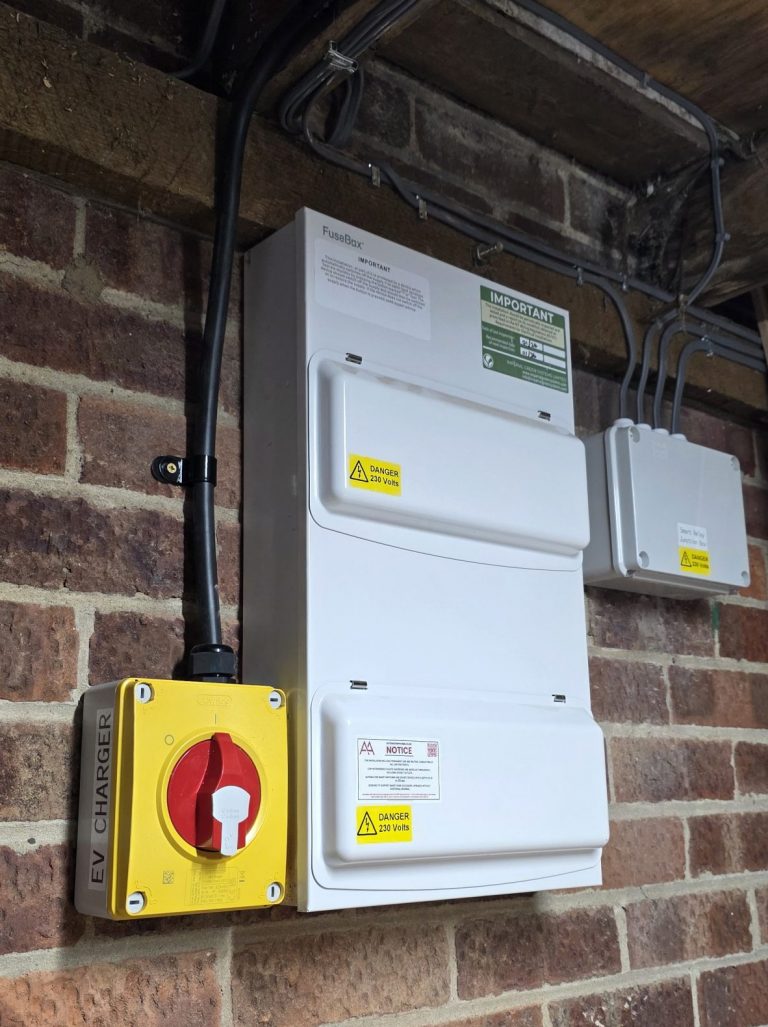 New consumer unit installation. Ready for smart upgrades