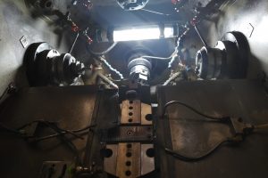 Industrial machine lighting upgrade completed using a bespoke LED conversion.